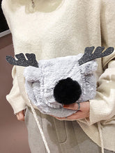 Christmas Little Deer Antlers Crossbody Bag